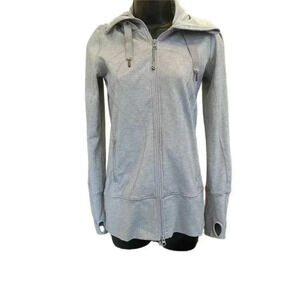 LULULEMON Light Purple Zip-Up Scuba Hoodie - size 4